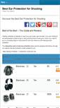 Mobile Screenshot of bestearprotectionforshooting.com